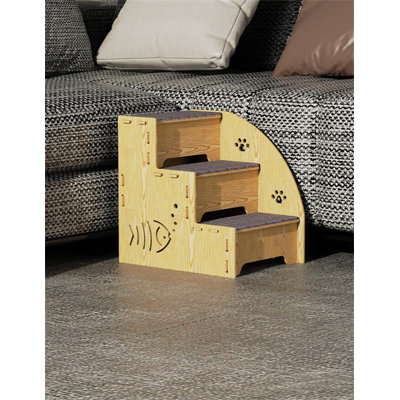 Hoddesd Collapsible Stairs With 4 Steps