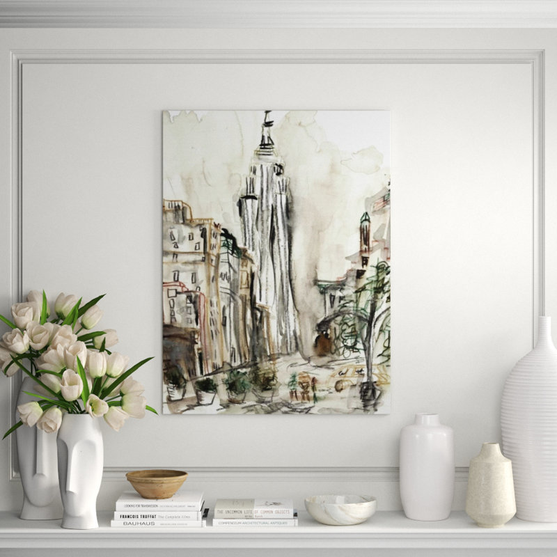 Lost In The City III Print by Janice Aron, 40" H x 30" W x 1.5" D, Outdoor