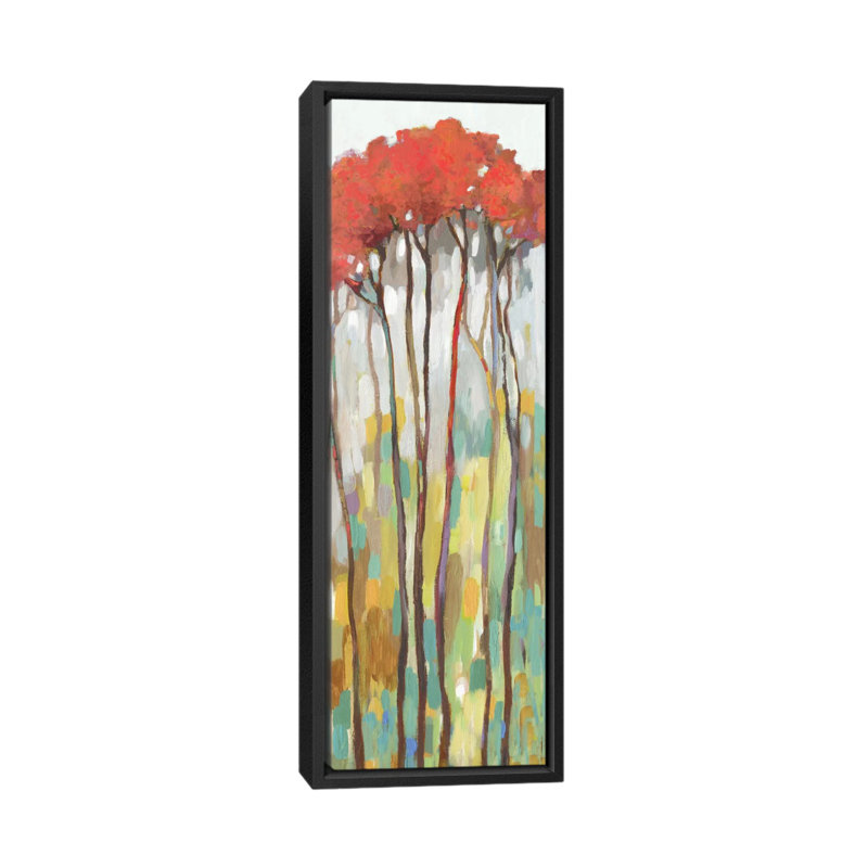 «Tall I», reproduction sur toile, H 36 po x l 12 po x P 1,5 po, Toile avec cadre noir