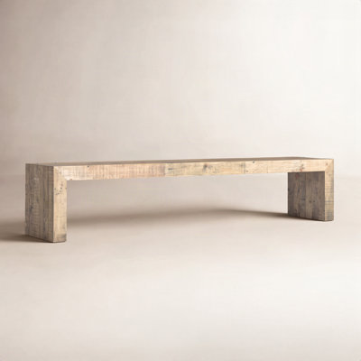 Adene Solid Wood Bench