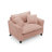 46" W Corduroy Armchair-2055568687