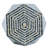 Hexagon Garden Stool, Capiz Accent Side Table