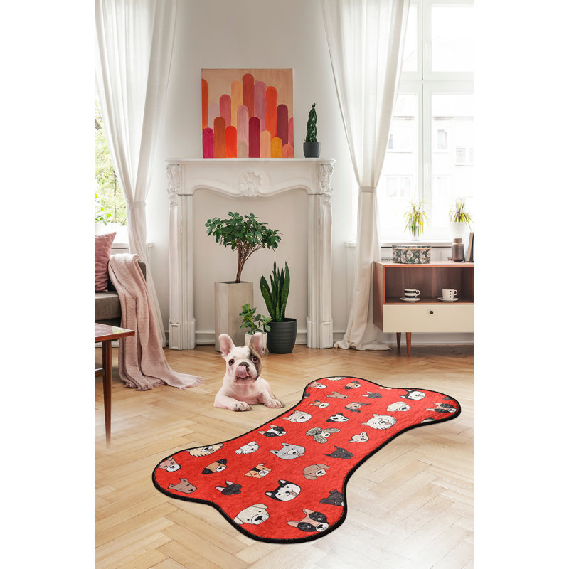 Shag 61cm X 99cm Area Rug