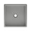 Lisse 15 Square Concrete Vessel Bathroom Sink In Dark Grey