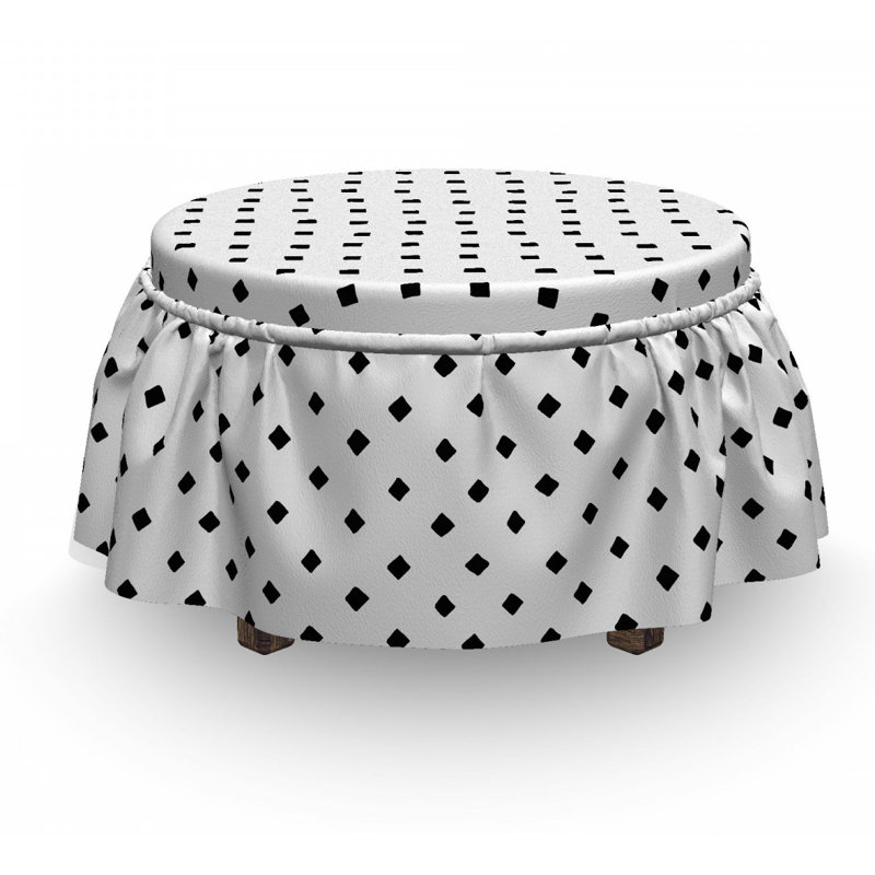 Housse pour repose-pieds mosaïque rhombus