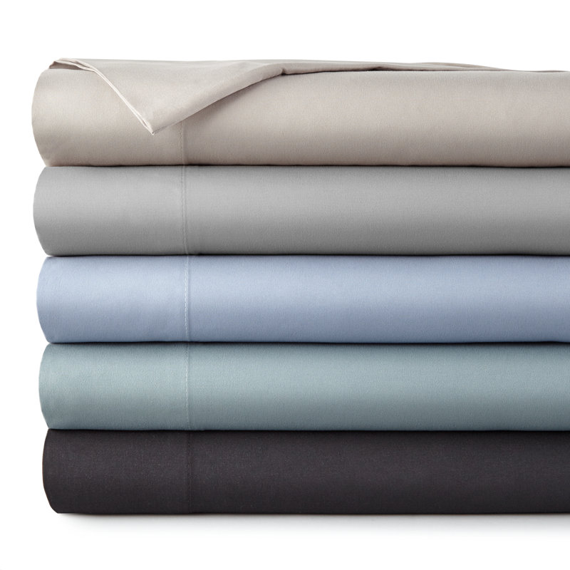 Ensemble de draps en microfibre Vilano Springs, Ensemble de draps pour très grand lit + drap-hous, Noir