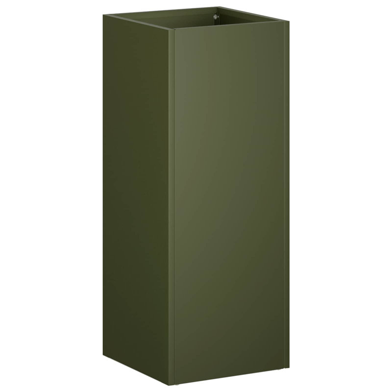 Planter, 2, Olive Green, 40cm H x 20cm W x 20cm D