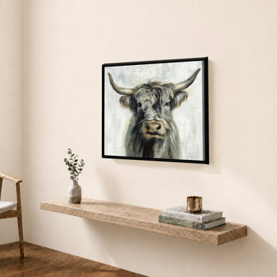 «Highland Cow» par Silvia Vassileva - impression sur toile