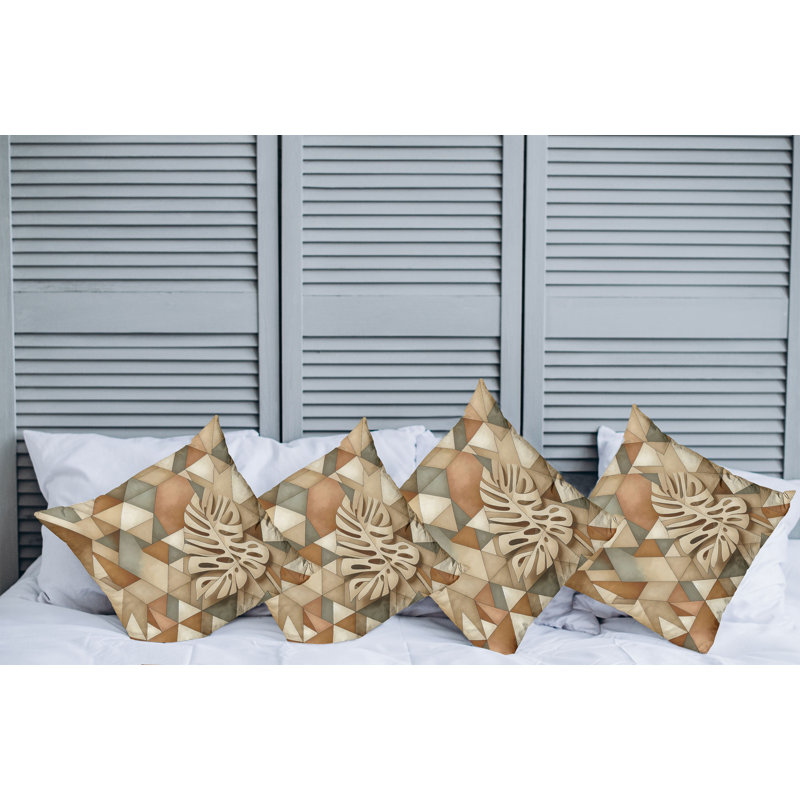 Fabric Reversible Throw Pillow, 20"H x 20"W