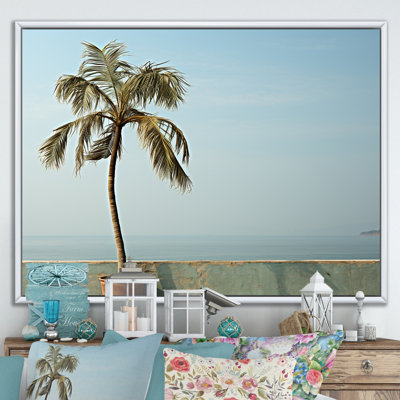 «Solitaire Palm Stand Tranquility I», reproduction sur toile