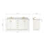 ARIEL TAYLOR 73 IN DOUBLE RECTANGLE SINK VANITY 2-438055822-417084648-402767273