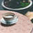 East Urban Home Cherry Blossom Fitted Round Tablecloth Peach Pink Yellow-1174542951