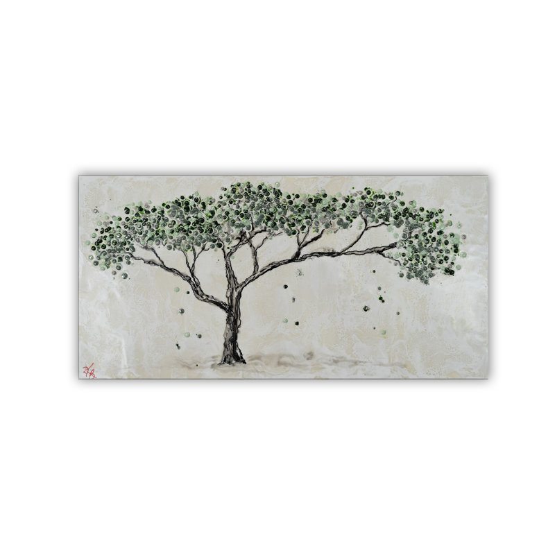 "Spring's Guardian", art mural sur toile, Toile tendue, H 24 po x l 48 po