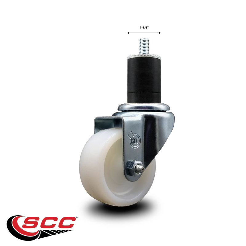 Roulettes pivotantes 3 po SCC