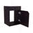 Nelson Bathroom Floating Vanity With A Door, Wengue-893058960