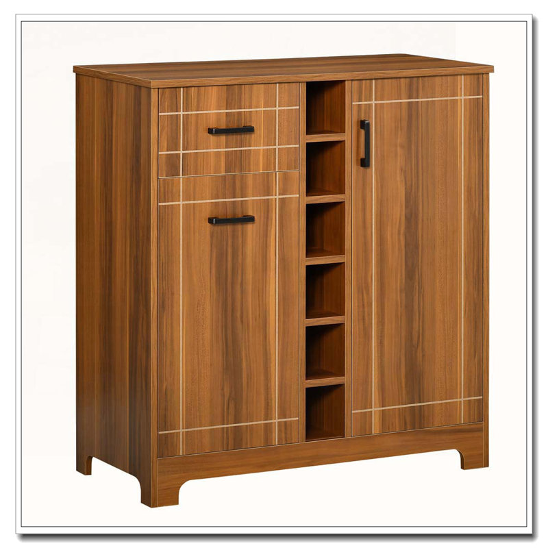 Buffet avec porte-bouteilles et 1 tiroir Retro