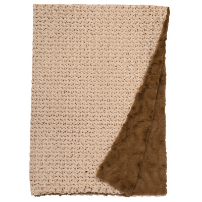 Wooded River Bella Rosebud - Throw - 54/60x72, Plush Soft Blanket for Bedroom and Reading Chair