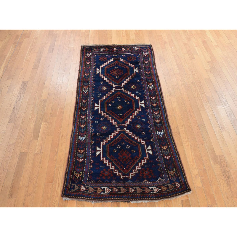 Tapis bleu antique 4 pi x 8 pi Yale