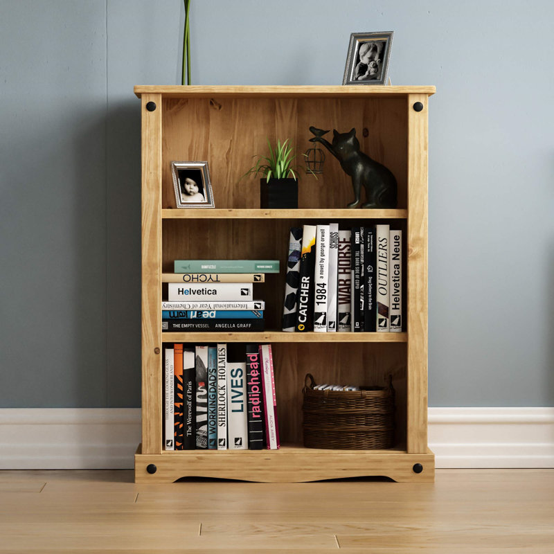 107cm H x 75cm W Solid Wood Book Cabinet Bookcase
