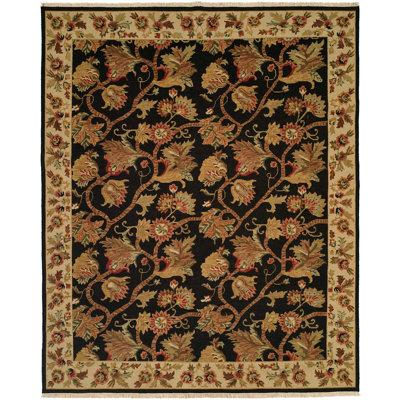 Wool Floral Indoor Rug