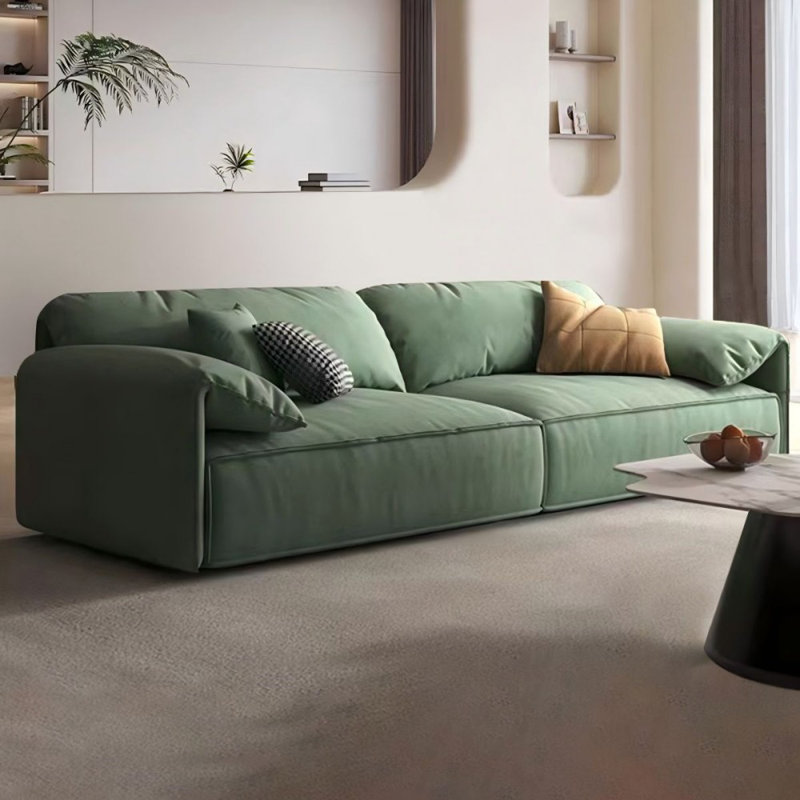 Green 100% Polyester Modular Sofa cushion couch, 3, 31.5" H x 102.36" W x 41.34" D