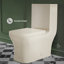 Toilette carrée une pièce à double chasse 1,1 / 1,6 GPP Concorde en bisque-1125190072-1125190075
