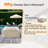 Ottoman For Outdoor Sectional Sofa For Patio, Garden And Swimming Pool-536375957