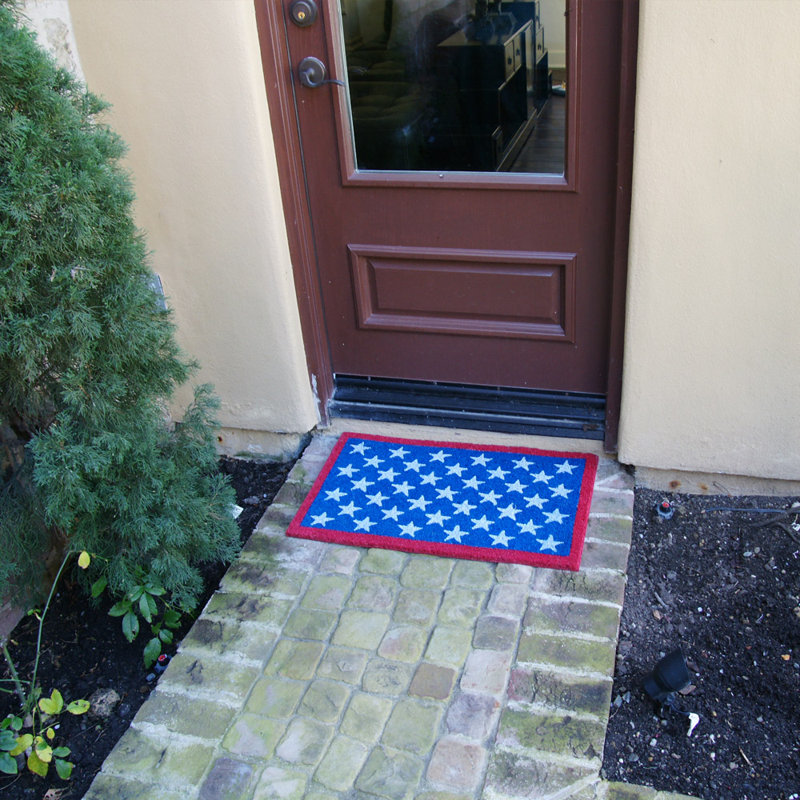 Non-Slip Independence Day Outdoor Doormat