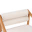 Chaise rembourrée Brix avec dossier cylindrique et structure en bois massif-124611384