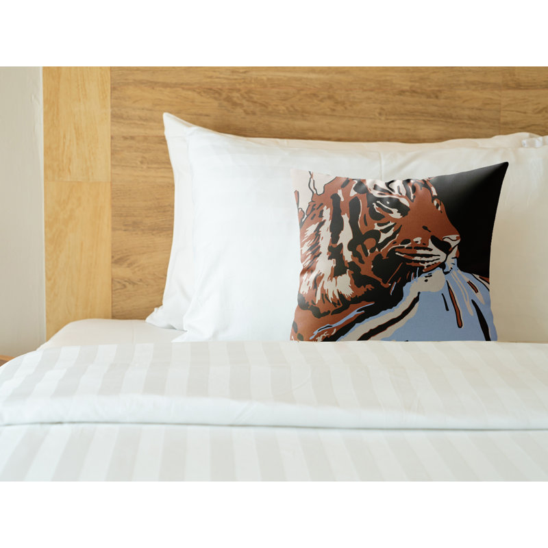 Coussin d'intérieur Leon, Bois de braise, 18 x 18