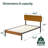 Sarette Metal Platform Bed-1084329468