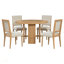 Ensemble de table de salle à manger 5 pièces pour 4 personnes-35346327