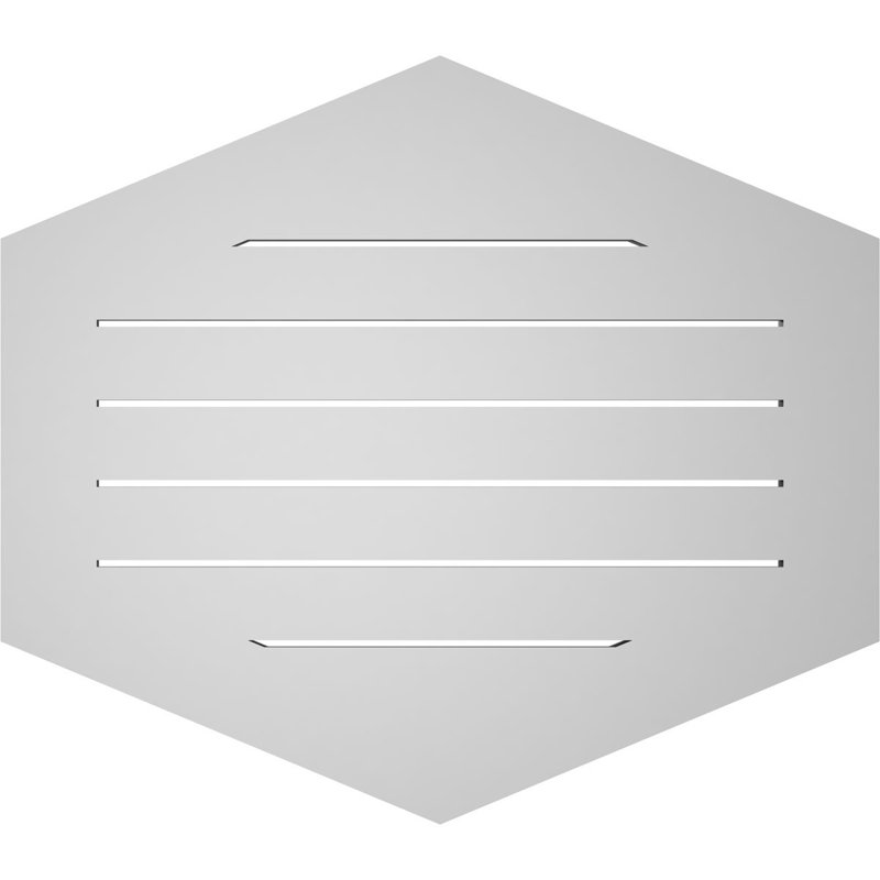 Pente verticale verticale en uréthane 5 pi, H 28 po x l 32 po x P 1 po