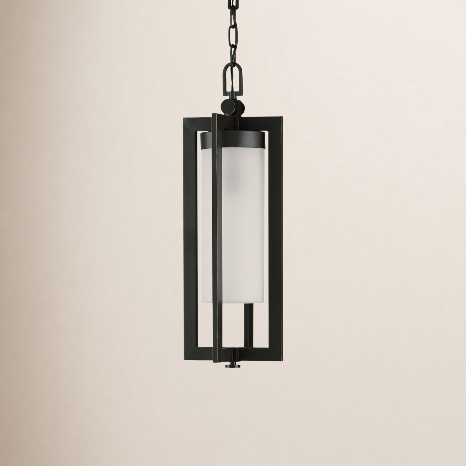 Melvin Frosted Outdoor Hanging Lantern