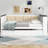 Wood Daybed With Storage Shelves-1269725437