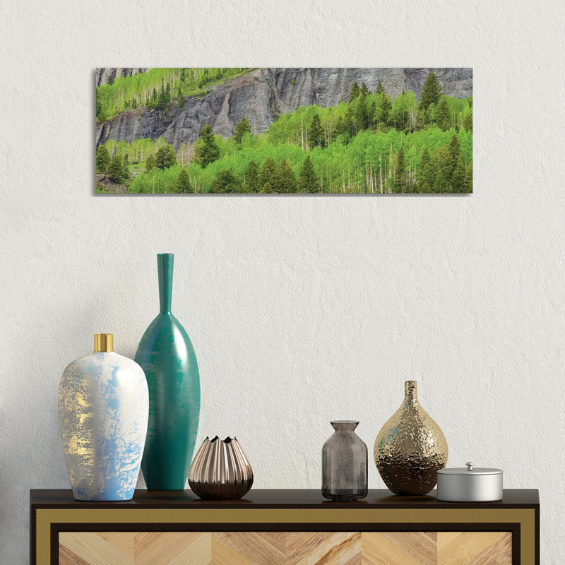 Green Dream by Bill Sherrell - Panoramic Gallery-Wrapped Canvas Giclée on Canvas, 30.48 cm H x 91.44 cm W x 3.175 cm D