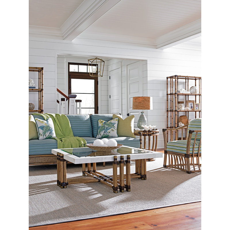 Twin Palms Turtle Beach End Table