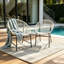 Ensemble de chaises de patio en osier-129028109