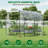 8.2x6.6x6.6FT Premium Walk-In Greenhouse for Outdoors – Upgraded Portable Heavy Duty Frame, Large Garden Plant Hot Hoop House (Transparent)-123370139