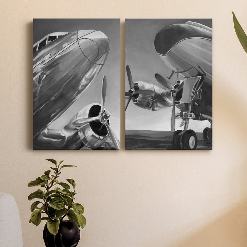 Avion Icon I, toile tendue avec châssis de qualité supérieure - prête à être accrochée, H 18 po x l 24 po x P 1 po