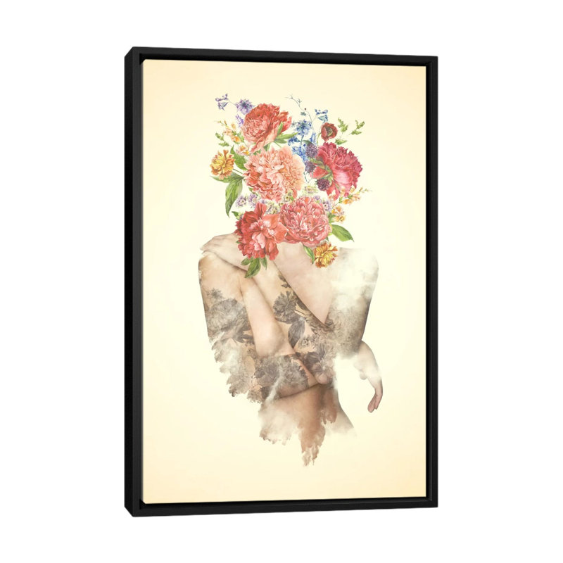 «Good News», reproduction sur toile, H 26 po x l 18 po x P 1,5 po, Toile avec cadre noir, Pas de tapis