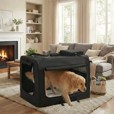 Cage pliable pour chien, transport pour animal de compagnie, cage souple pour chien, tissu Oxford