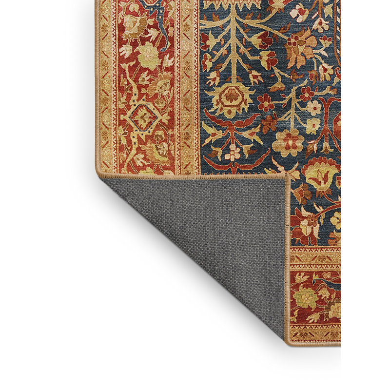 Tapis oriental brun / rouge, Rectangle 6 pi x 9 pi