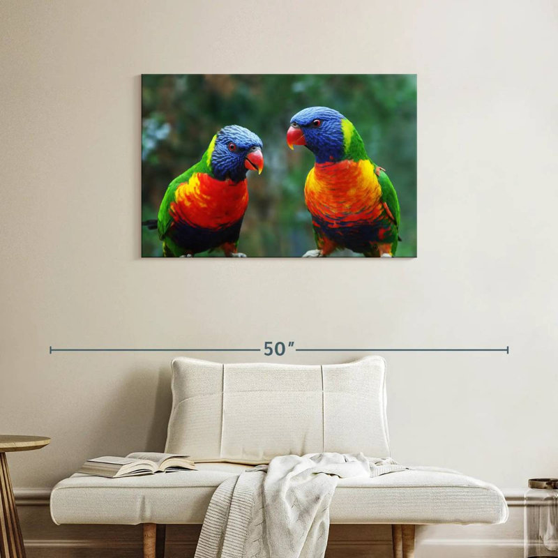 Brampt Lorikeet Buddies, 24" H x 36" W