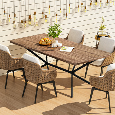 Kuanysh Metal Base Dining Table