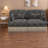 Deep Seat Sectionals, Chenille Leopard Modern Modular Sofa For Home