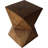 Handcrafted Lightweight Concrete Accent Table With Modern Hourglass Design
