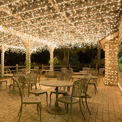 Guirlande de 100 lumières multicolores de Noël, mini lumières intérieures d'intérieur de 26,5 pi avec espacement de 3 pouces, connectable et homologué UL
