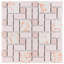 Academy Random Sized Straight Edge Porcelain Versailles Mosaic Wall & Floor Tile-93577772