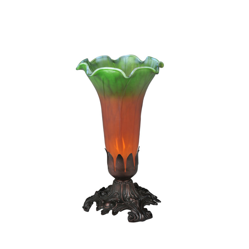 Table Lamp, Amber/Green